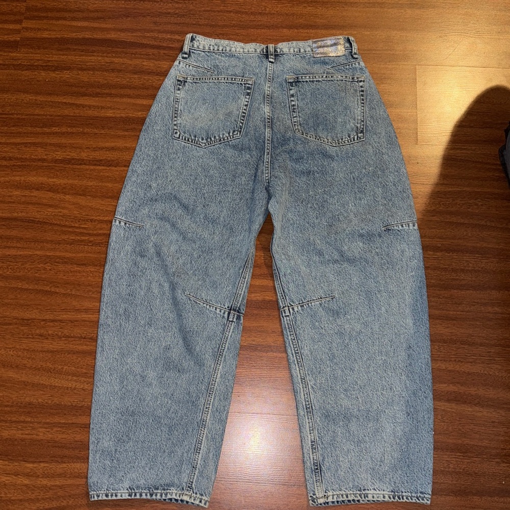 Rag & Bone Women's Charlie Embellished High-Rise Ankle Barrel Jeans - Bond Jewel - Picture 10 of 16